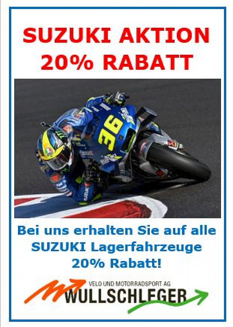 SUZUKI AKTION 20% Rabatt