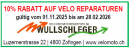 Velo Reparaturen 10% Rabatt